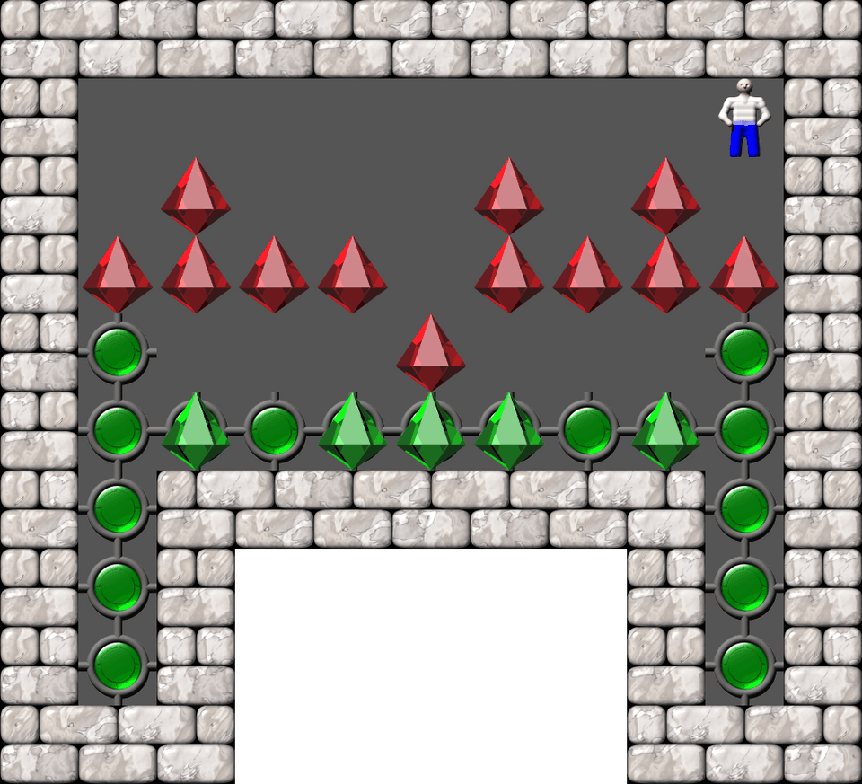 Сокобан Bugs collection 3 уровень 33